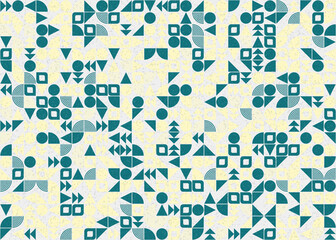 Abstract Geometric Pattern generative computational art illustration