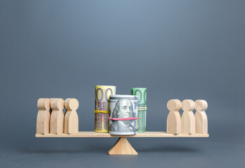 Competition for money on the scales. Competition for funding contract. Grants and financial...
