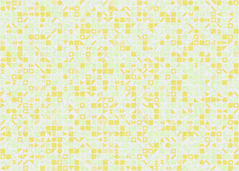 Abstract Geometric Pattern generative computational art illustration