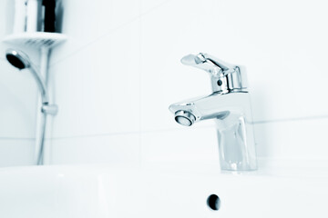 water tap, water mixer, faucet In bathroom