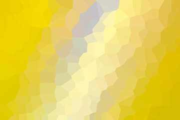 Saturated yellow mosaic with pastel blue particles