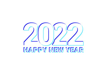 2022 Happy New Year Logo Design  Template 02