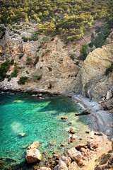 Beautiful Pebble Cove, Tisan, Mersin, Turkey