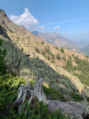Montagne Corse sur le GR20