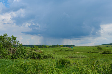 Gewitterzelle auf dem Erzgebirgskamm	