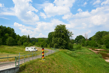 Die Nei&szlig;e bei Zelz an der Deutsch-Polnischen Grenze	
