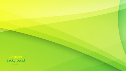 Obraz premium green and Yellow color background abstract art vector