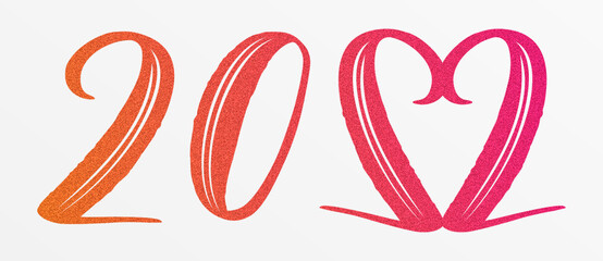 2022 - happy new year 2022 heart

