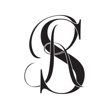 sr, rs, monogram logo. Calligraphic signature icon. Wedding Logo Monogram. modern monogram symbol. Couples logo for wedding