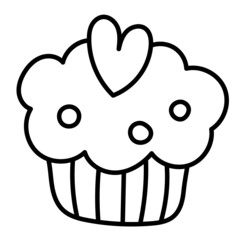 cupcake doodle 