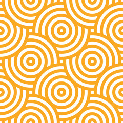 Seamless pattern with yellow circles