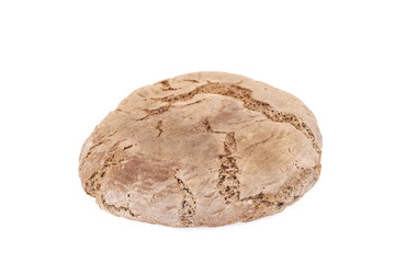 Loaf of bread isolated on white background.   