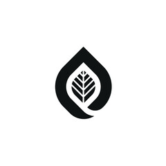 Initial Letter P Plant Logo Design, Leaf, Tree, Green, Growth, Organic, Natural, Minimalist Abstract Style Concept, Health Business Symbol.