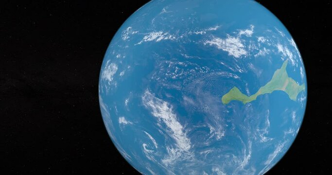 Ur supercontinent in earth planet and moon