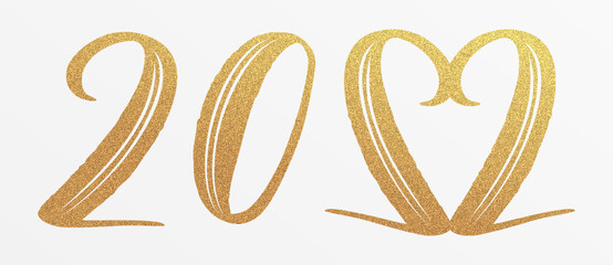 2022 - happy new year 2022 heart
