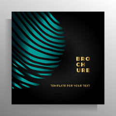 Fototapeta premium Print cover design template. Vector illustration.