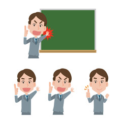 説明する男性講師