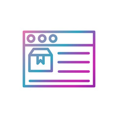 Fototapeta premium delivery icon