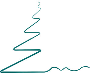 abstract Christmas tree, christmas design template, vector eps 10