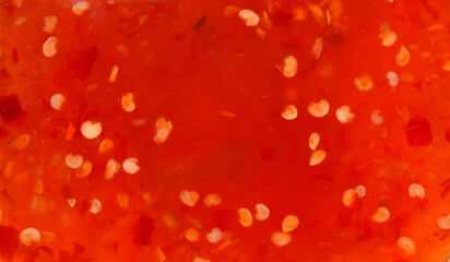 chili sauce isolated on background