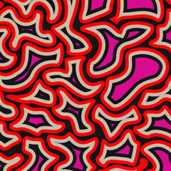 Vector graphics - abstract bright pattern with multicolored spots and a stone texture effect of trending colors