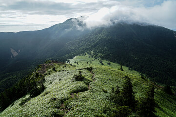 landscape with clouds