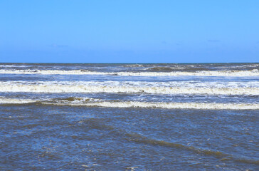 九十九里　海岸の波