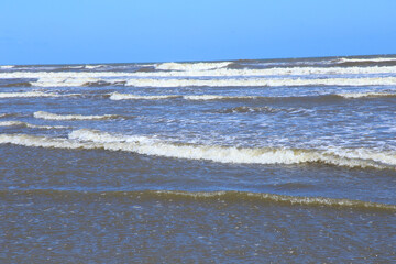 九十九里　海岸の波