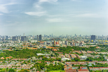 Obraz premium Cityscape of bangkok downtown, Thailand