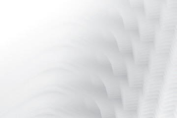 Abstract white and gray color, modern design background with geometric shape. Vector illustration.