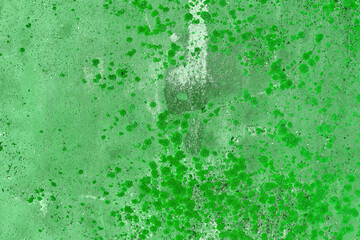 Abstract green concrete slab background. Beautiful wall texture