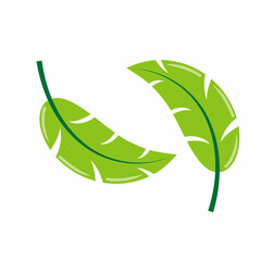 leaves symbol pattern set vector design. suitable for nature logo