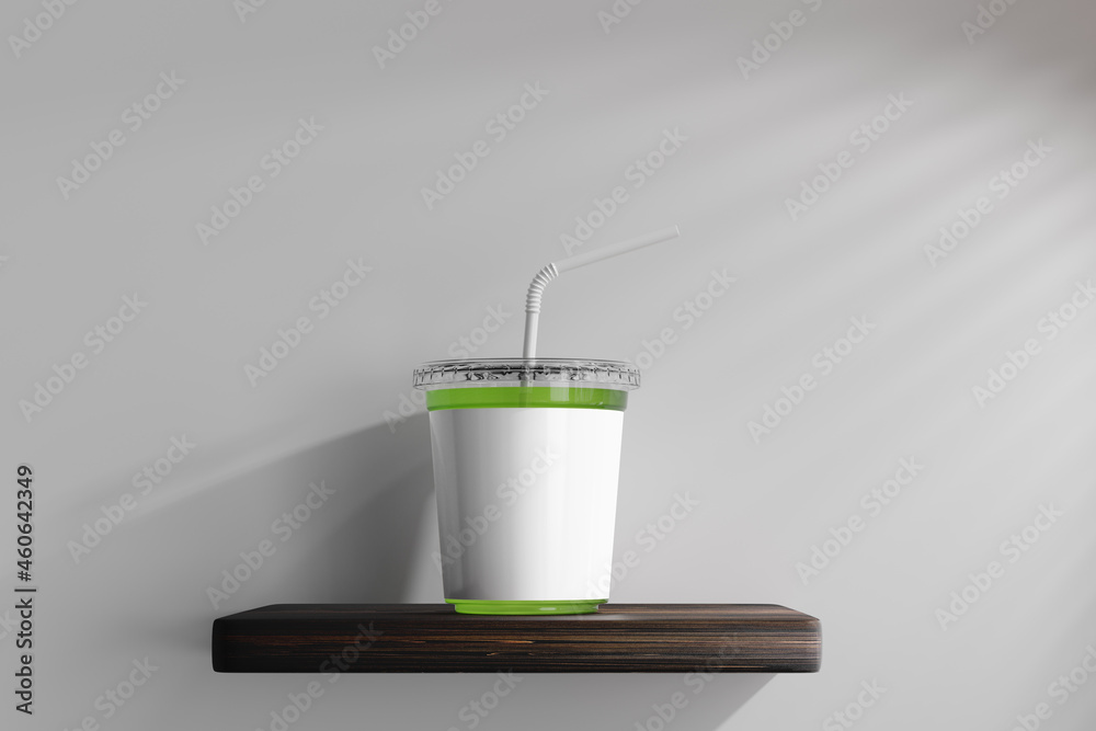 Poster Plastic Juice Cup