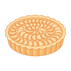 Cartoon apple pie drawing