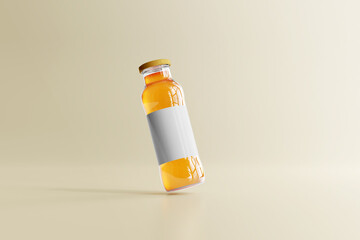 glass beverage bottle