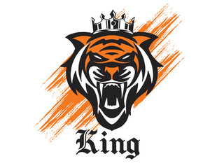 Tiger Mascot Graphic