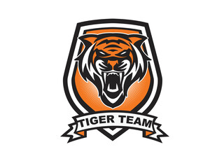 Tiger Mascot Graphic