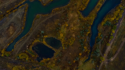 painting in the river