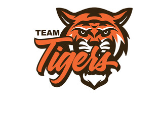 Tiger Mascot Graphic