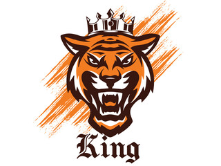 Tiger Mascot Graphic