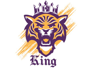 Tiger Mascot Graphic