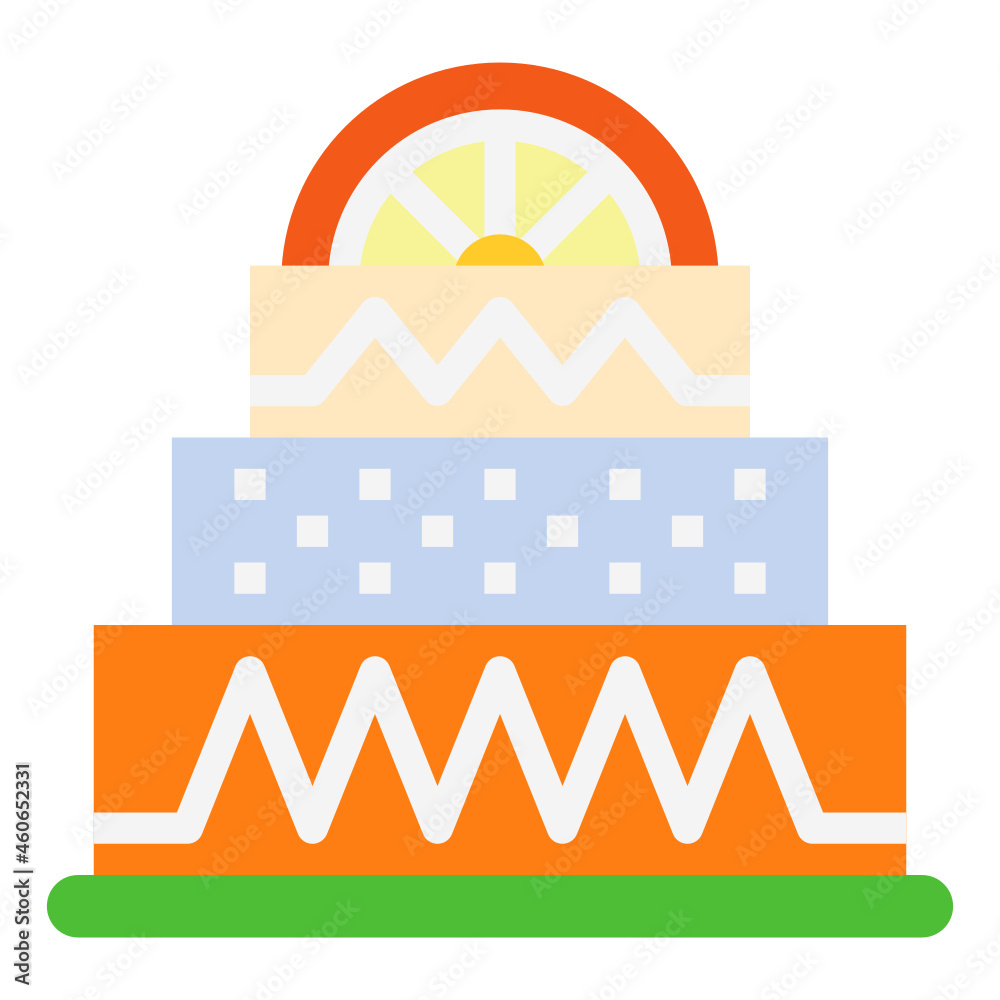 Sticker cake