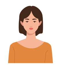 beautiful woman character