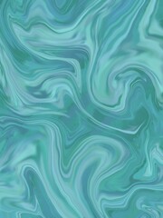 Abstract delicate emerald green vertical background, in the style of fluid art