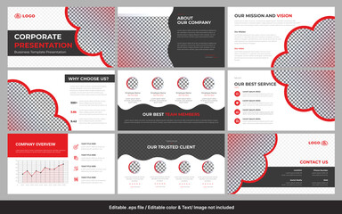 Corporate PowerPoint Presentation template, or Annual report