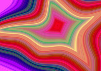 Fondo abstracto de color verde, naranja, rojo y rosa.