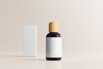 UV Ultra Violet Glass Cosmetic Bottle