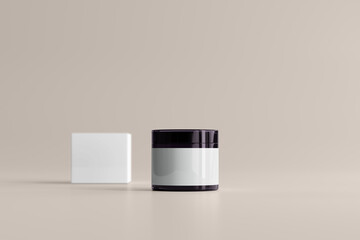 UV Ultra Violet Glass Cosmetic Bottle