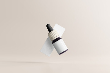 UV Ultra Violet Glass Cosmetic Bottle