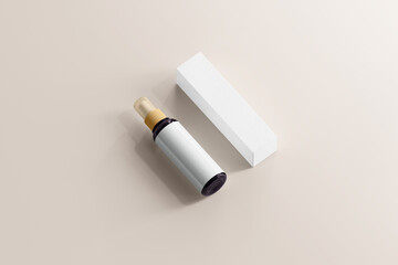 UV Ultra Violet Glass Cosmetic Bottle